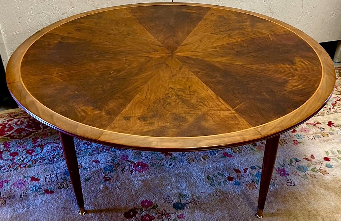MCM - MID CENTURY MODERN ROUND COFFEE TABLE - U.S. ZONE GERMANY (1 of 7)