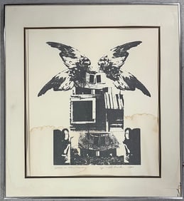 Linda S. Onishi Serigraph, House in the Country 1975