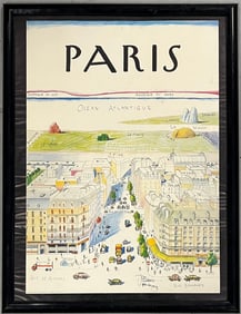 Paris Poster print  by J Staber after Steinburg