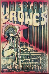 The Black Crowes Jazzfest Handbill poster New Orleans 2005