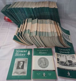Large Lot of 115+ Vintage Vermont quarterly / Vermont History Publications