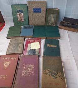 Lot of 16 Misc. Antique and Vintage Books