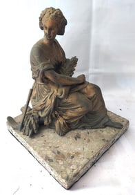 Antique Metal figure of the Goddess Ceres