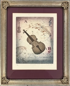 Orchestra 6 Limited Edition Print by MJ Wells, Signed by Artist, Number 89/200