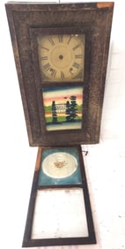 Antique 19th C. Hotchkiss & Fields Ogee Mantle Clock For Repair Or Parts