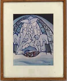 Framed Carmelina Mosher Limited Edition Print #1 / 100