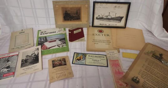 Grouping of Vintage and Antique Paper Ephemera