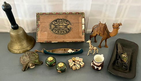 GROUP OF 10 MISC. VINTAGE & ANTIQUE ITEMS