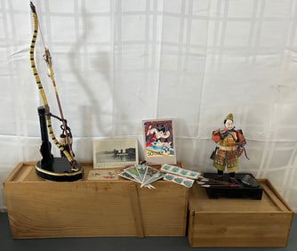 GROUP OF VINTAGE JAPANESE RELATED ITEMS