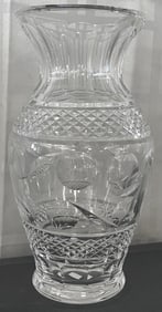 WATERFORD CRYSTAL CUT GLASS VASE