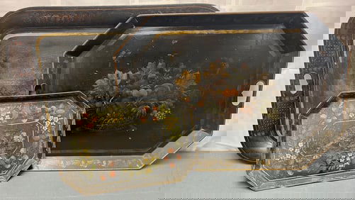 GROUP OF 3 ANTIQUE 19TH C. TOLEWARE TRAYS