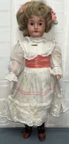 Antique German Karl Hartmann Bisque Head Doll Mold #4, circa 1900