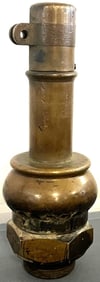 Crosby Steam Gauge & Valve Co. Brass Steam Whistle, Industrial Locomotive Era, dated 1887
