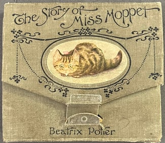 Beatrix Potter Miniature Storybook, "The Story of Miss Moppet", Frederick Warne & Co., 1930s-50s