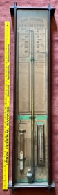 19th C. Admiral FitzRoy's Storm Barometer by D. Morris, Washington, D.C., Circa 1870