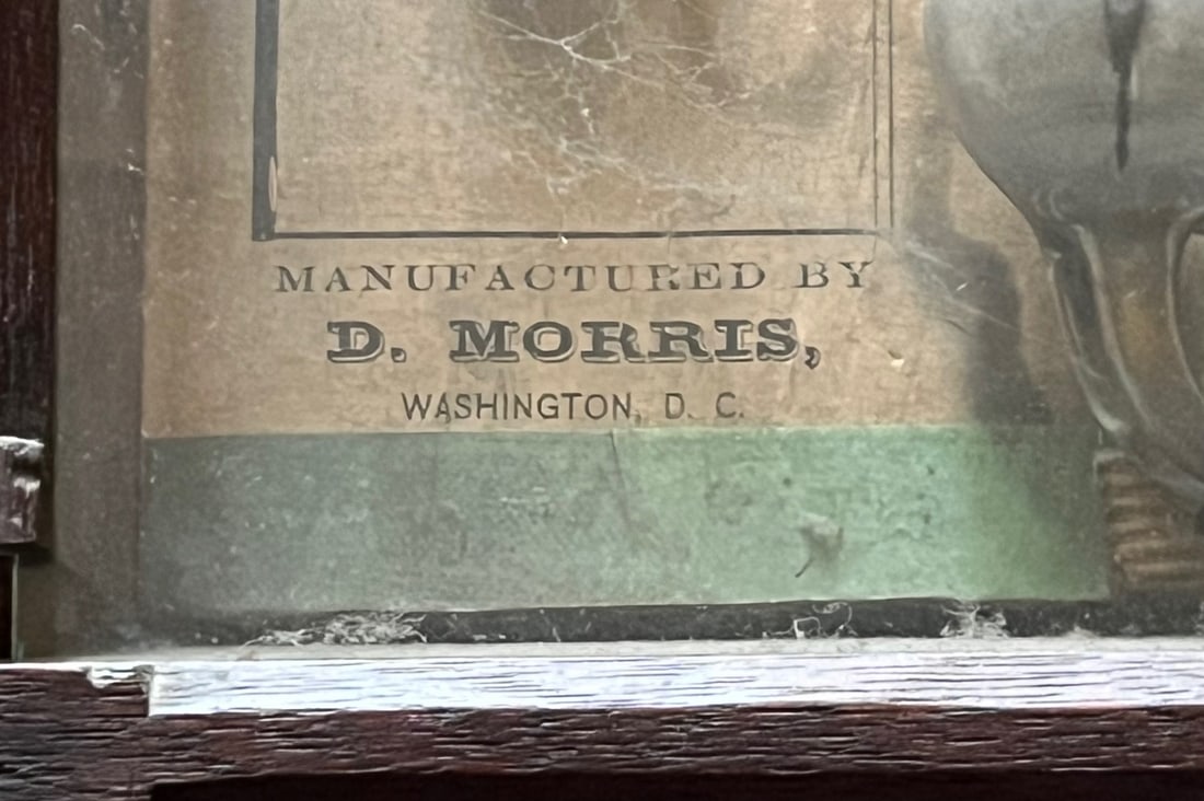 19th C. Admiral FitzRoy's Storm Barometer by D. Morris, Washington, D.C., Circa 1870: 19th C. Admiral FitzRoy's Storm Barometer by D. Morris, Washington, D.C., Circa 1870, Modeled on designs promoted by Admiral Rober FitzRoy (1805-1865), a pioneering meteorologist who sailed with Darwi