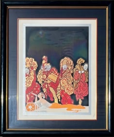 ERTE (Romain De Tirtoff, 1892-1990) Hand Signed Artist Proof Limited Edition Serigraph 16/50