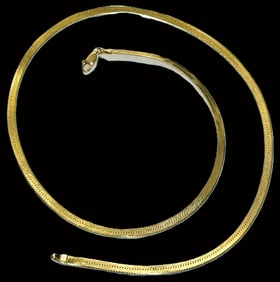 14K YELLOW GOLD 16" NECKLACE, 4.77 G