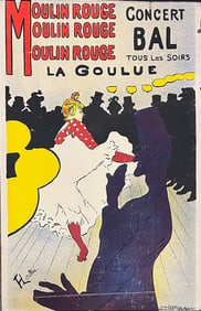 Henri de Toulouse-Lautrec “Moulin Rouge: La Goulue" Poster – CHÉRET/CHÉLY Edition, c.
