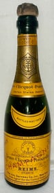 1929 Veuve Clicquot-Ponsardin “Dry" Champagne Bottle, unopened, 13 fl oz, Original Label & Cork