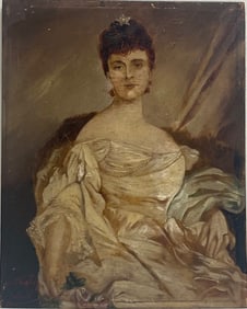 After Charles Joshua Chaplin (French, 1825–1891),  Après le bal (After the Ball), 1 9th C. Oil on