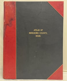 1904 Atlas of Berkshire County, Mass., Barnes & Farnham, Complete w/ 58 Hand-Colored Plates