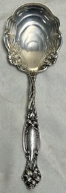 Antique Art Nouveau “Frontenac" Pattern Sterling Silver Serving Spoon, c.1900, 9.5", 102.23 G