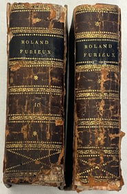 Ariosto – Roland Furieux (Orlando Furioso), Panckoucke & Framery trans., Paris 1787 – 2 Vols.,