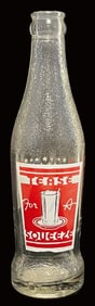 Rare 1940s “Tease for a Squeeze / Victory” Orange Squeeze Bottling Co. 8 oz ACL Soda Bottle,