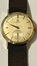 Vintage Omega 14K Gold Dress Watch c. 1950s – Sub Seconds, Manual Wind, Original Dial – 11g 14K