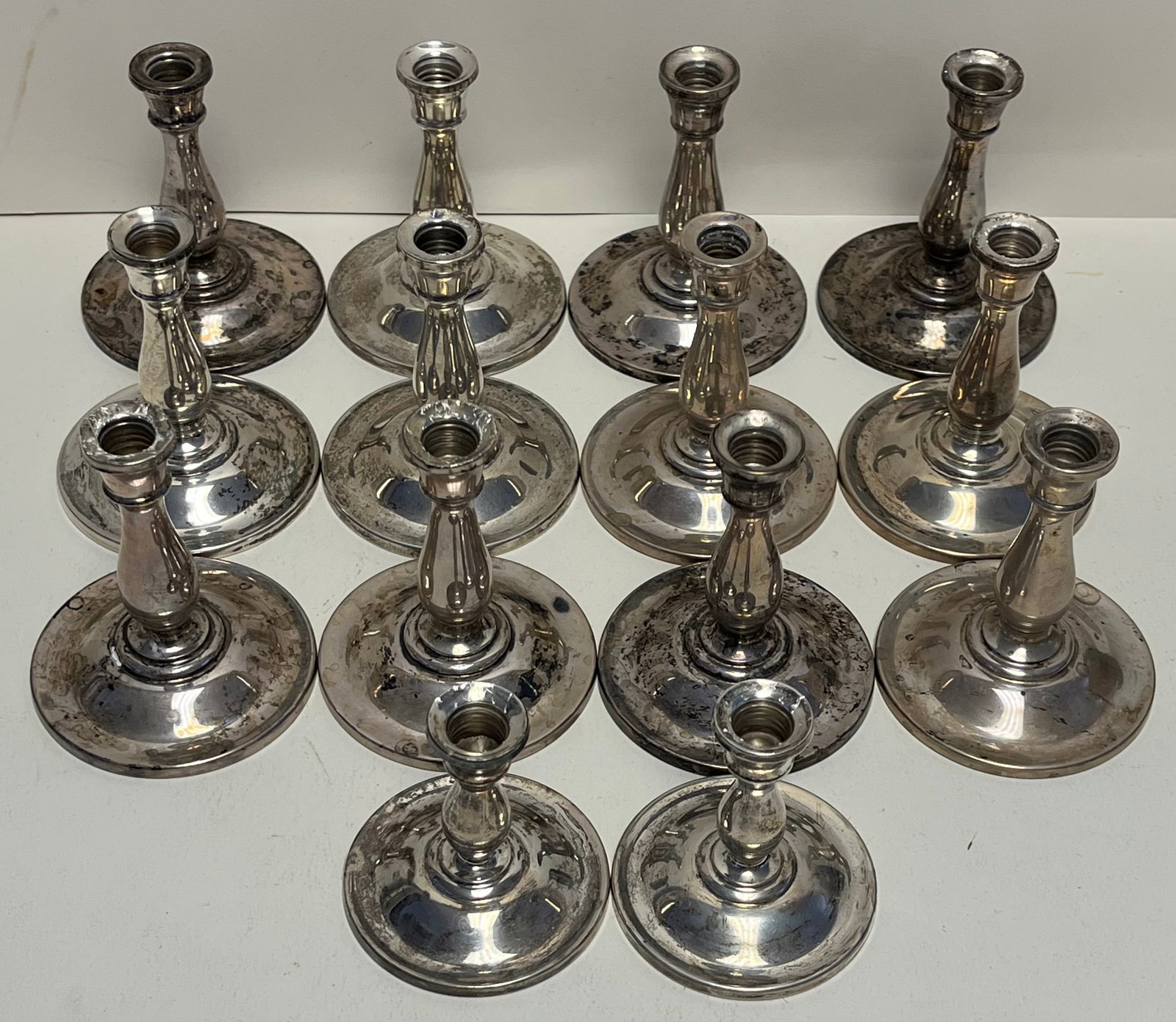 Gorham Sterling Silver Lenox Crystal Weighted Stemware Bases – Missing Lenox Crystal "bowls" (1 of 9)