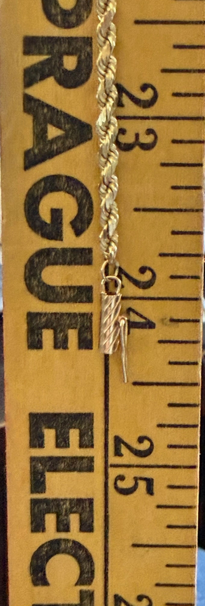 14K Yellow Gold Rope Chain Necklace – 24” Long, 19.27 GRAMS, Solid Gold, Barrel-Style - 9