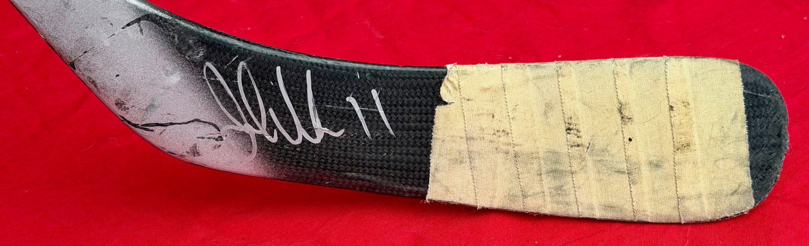 John Madden Signed Easton Synergy Hockey Stick #11 – New Jersey Devils – COA: Offered here is an authentic signed Easton Synergy composite hockey stick autographed by John Madden (#11), New Jersey Devils.This signature has been verified and comes with a Certificate of Authentic