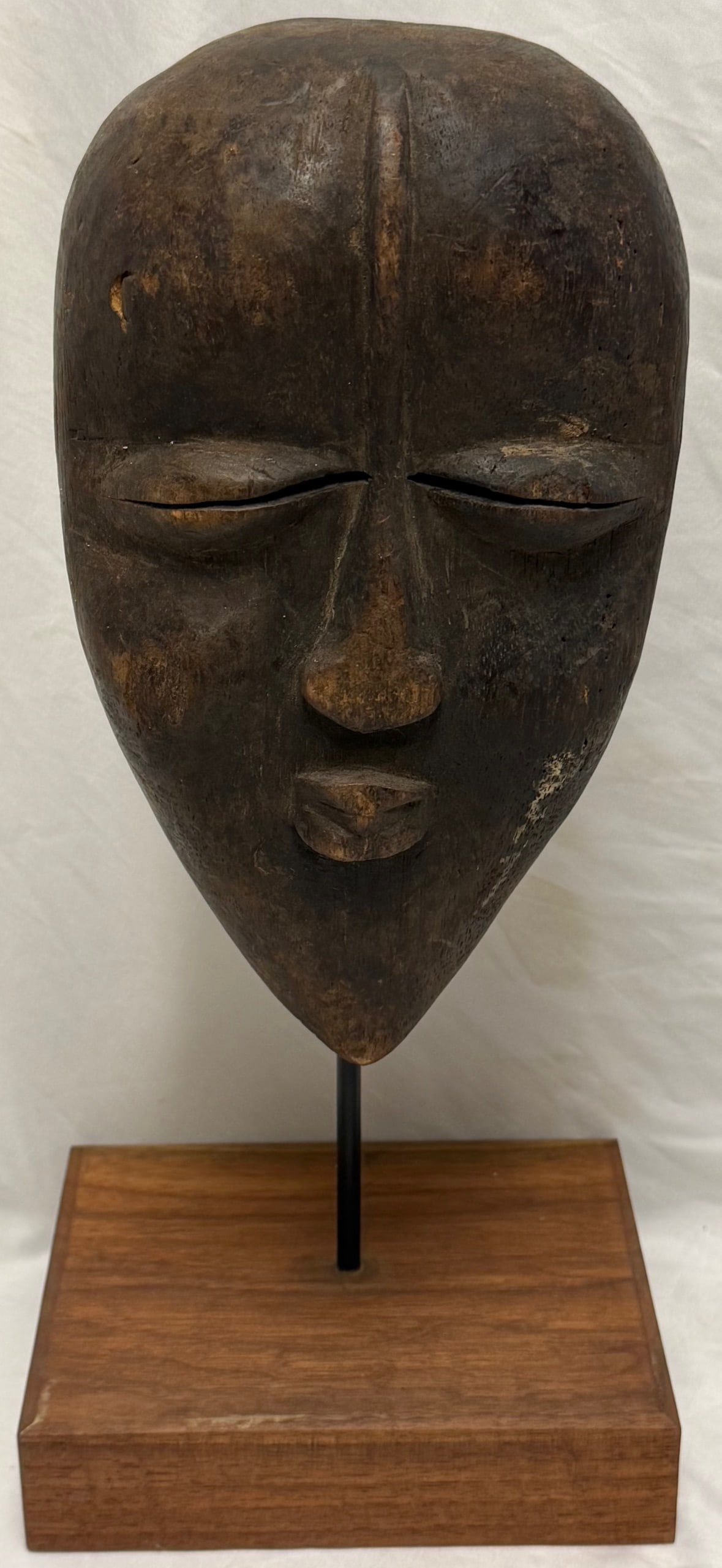 Antique African Tribal Carved Wood Mask, West Africa, Baule/Dan Style, Early 20th C (1 of 13)