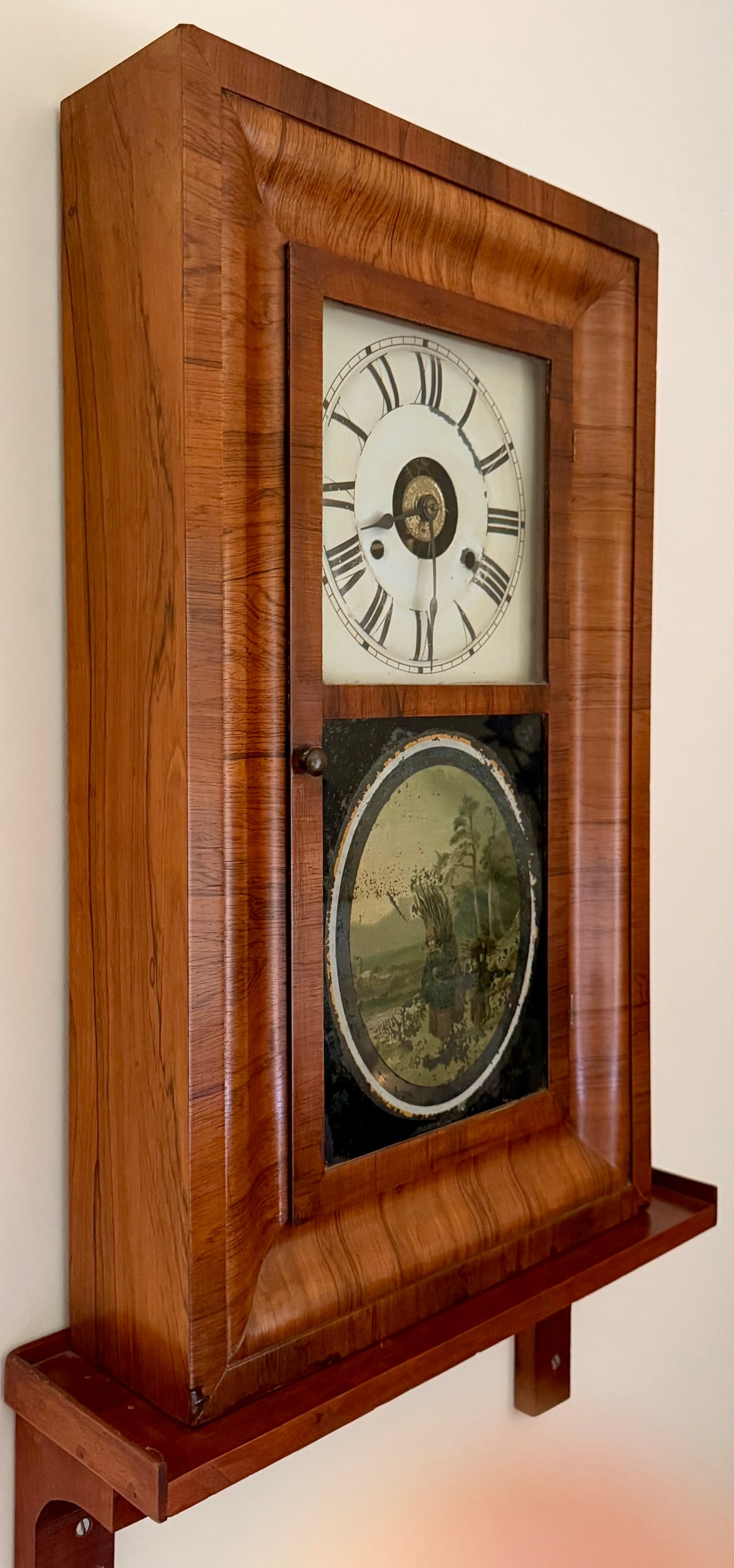 19th C. Seth Thomas Ogee Weight-Driven Shelf Clock, Thomaston CT - 5