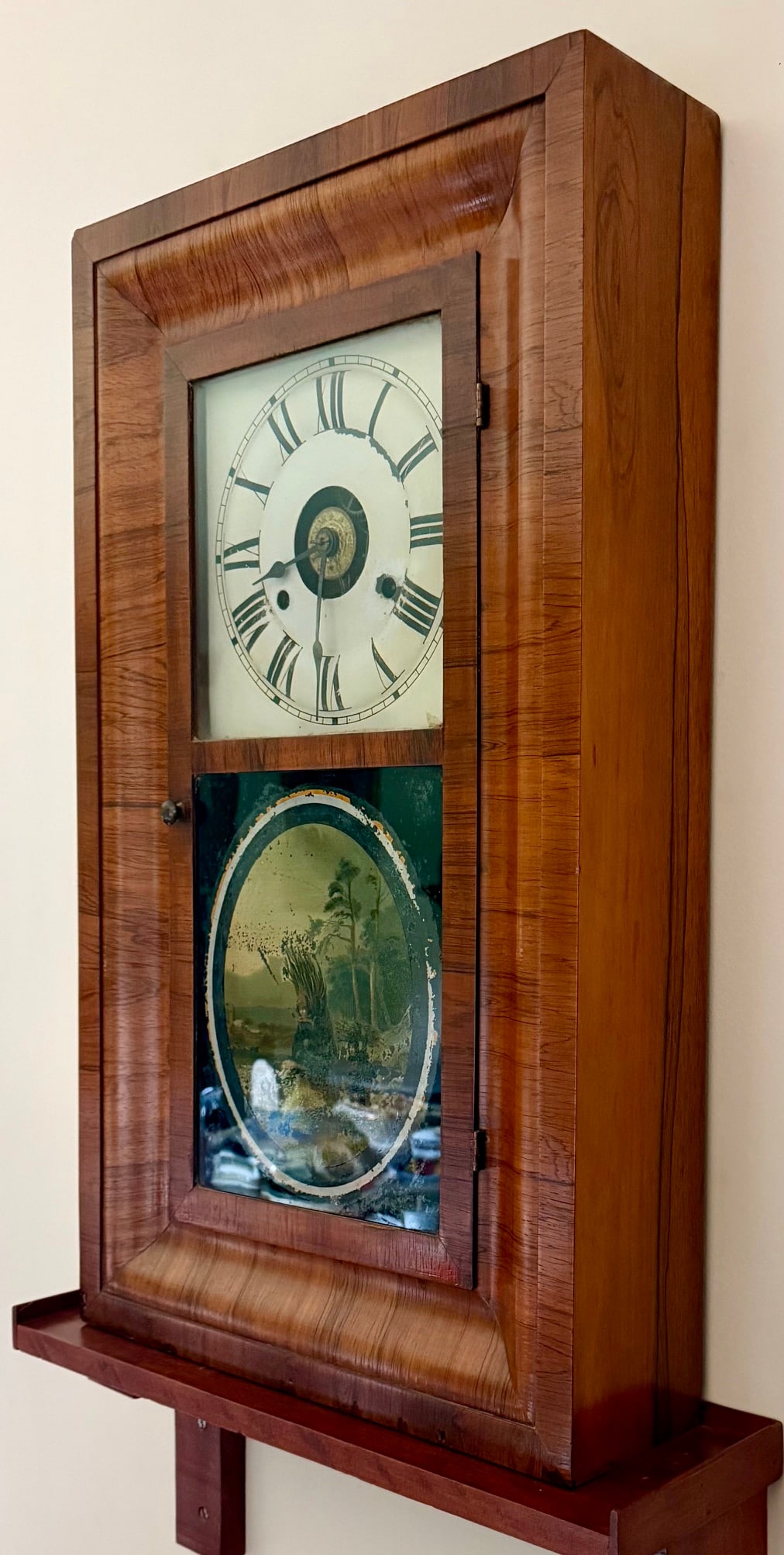 19th C. Seth Thomas Ogee Weight-Driven Shelf Clock, Thomaston CT - 6