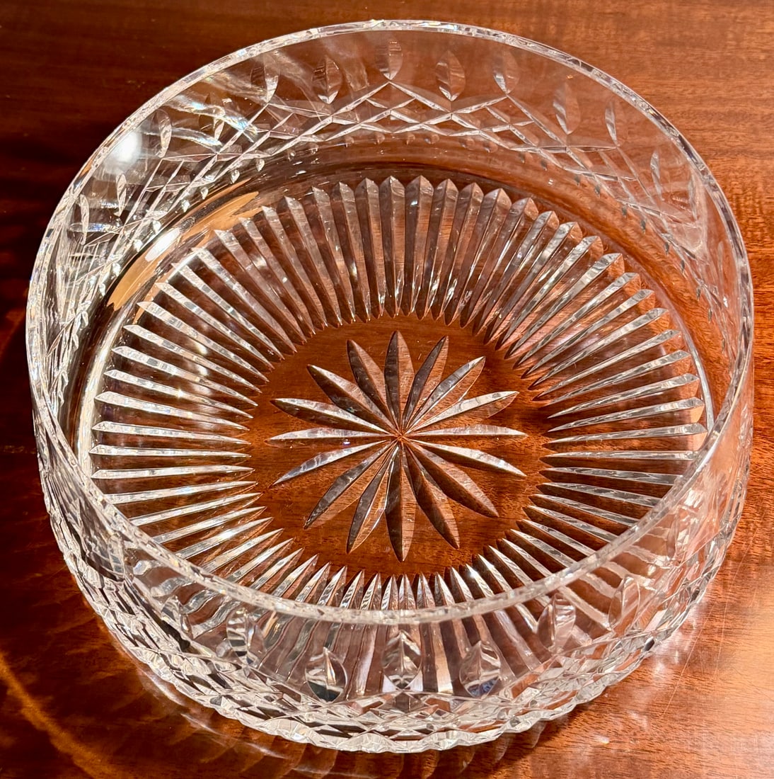 Waterford Crystal Cut Glass Centerpiece Bowl (1 of 6)