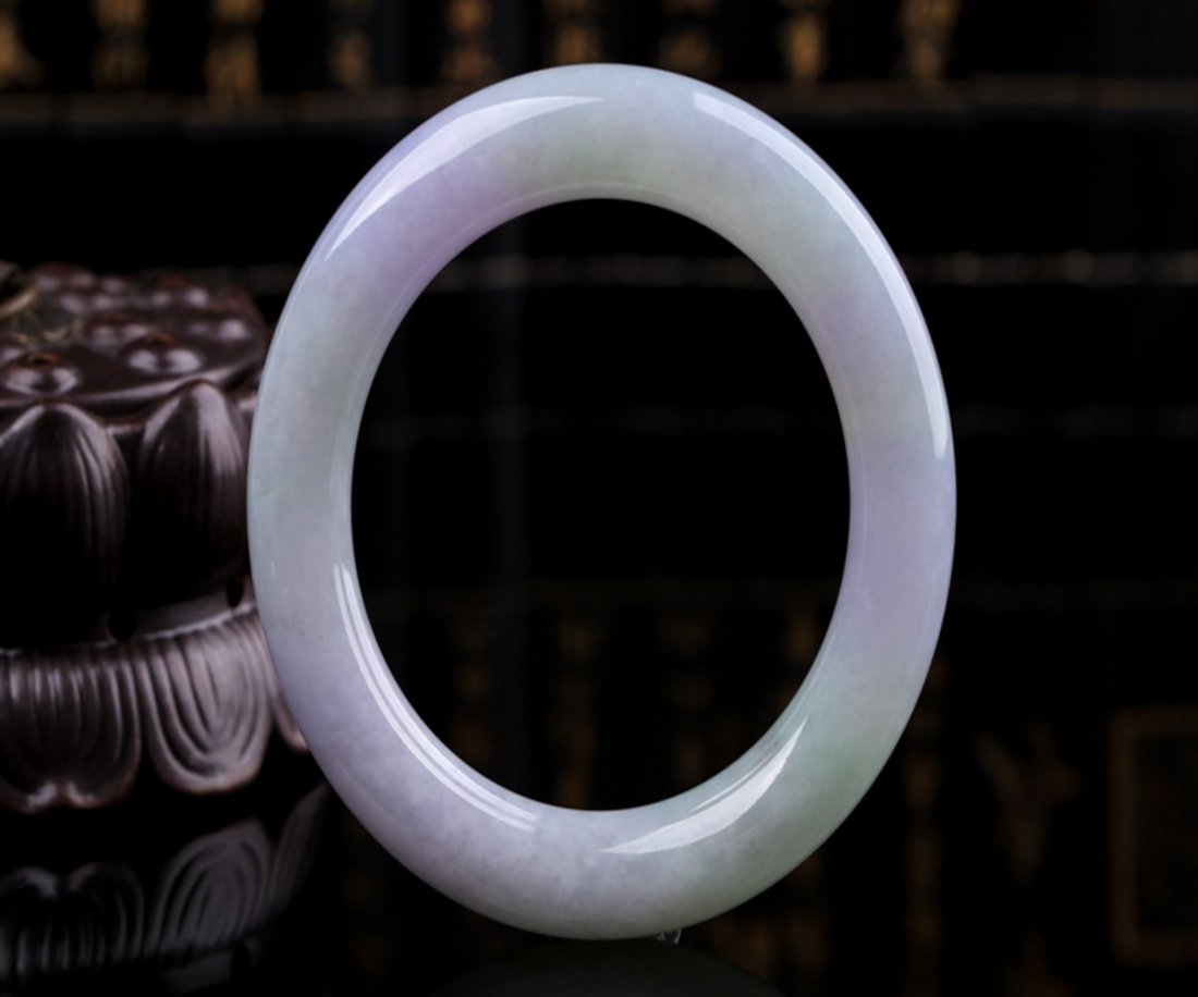 Myanmar natural jade bracelet 85.05g (1 of 14)