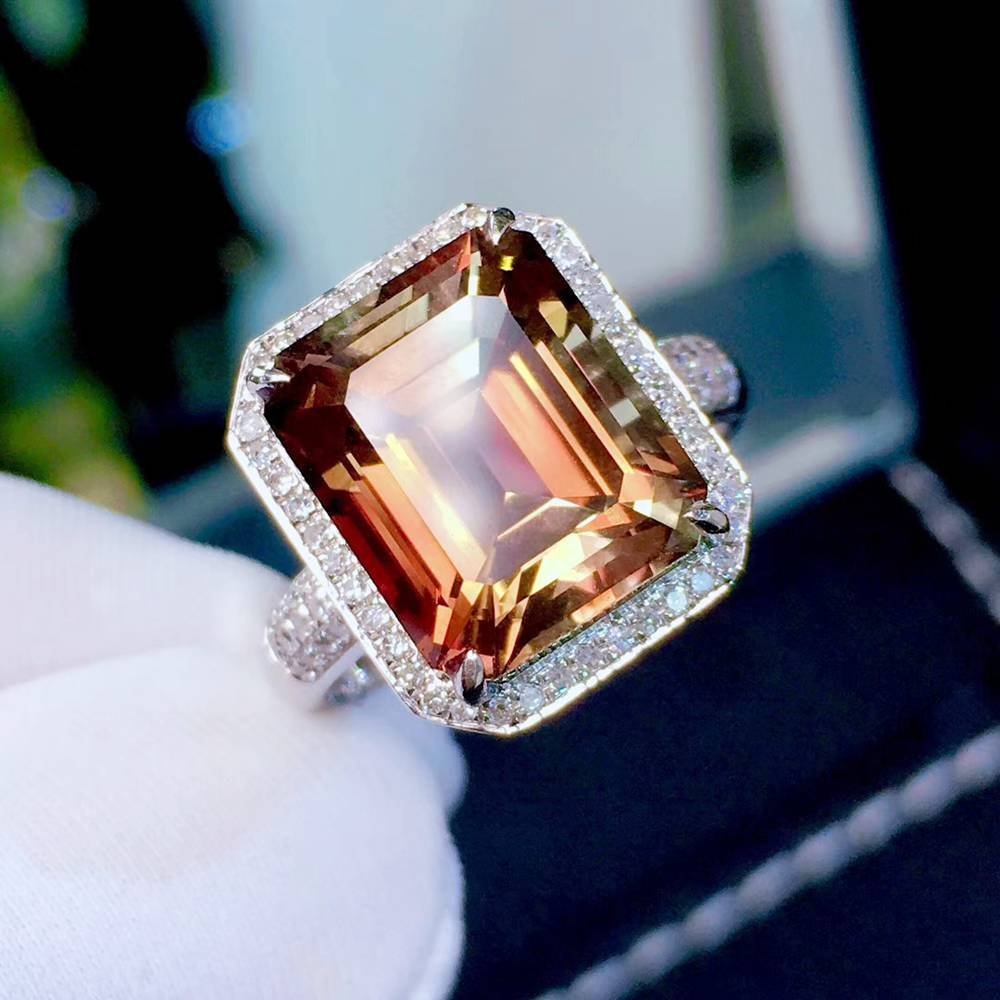 8.1ct Afghan Watermelon Tourmaline Ring (1 of 7)