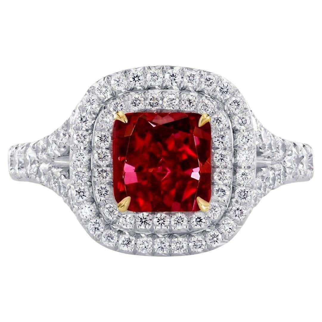 Collector's Agyle GIA Certified Fancy Red Diamond Ring (1 of 1)