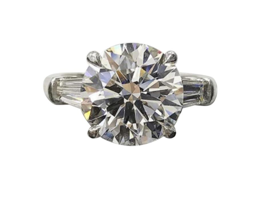 GIA Certified 7.75 Carat Diamond Solitaire Ring (1 of 1)