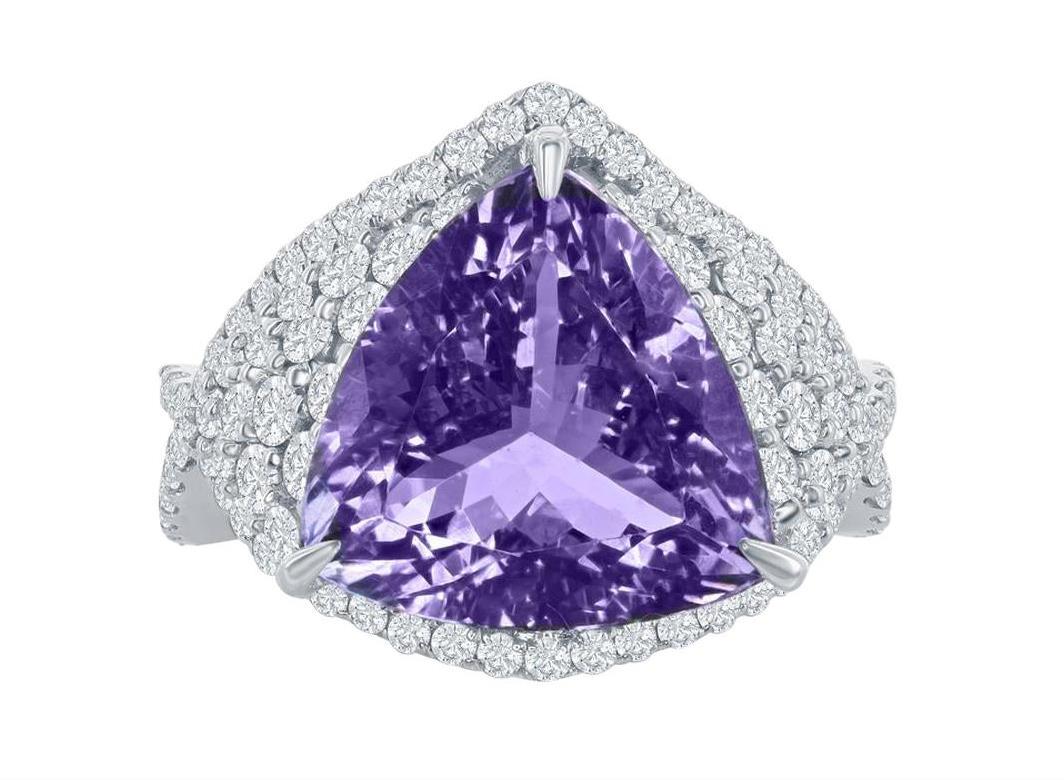 Violet Pink Tanzanite And Diamond Ring By RayazTakat (1 of 1)