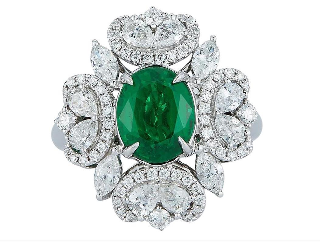 Emerald And Diamond Ring (1 of 1)