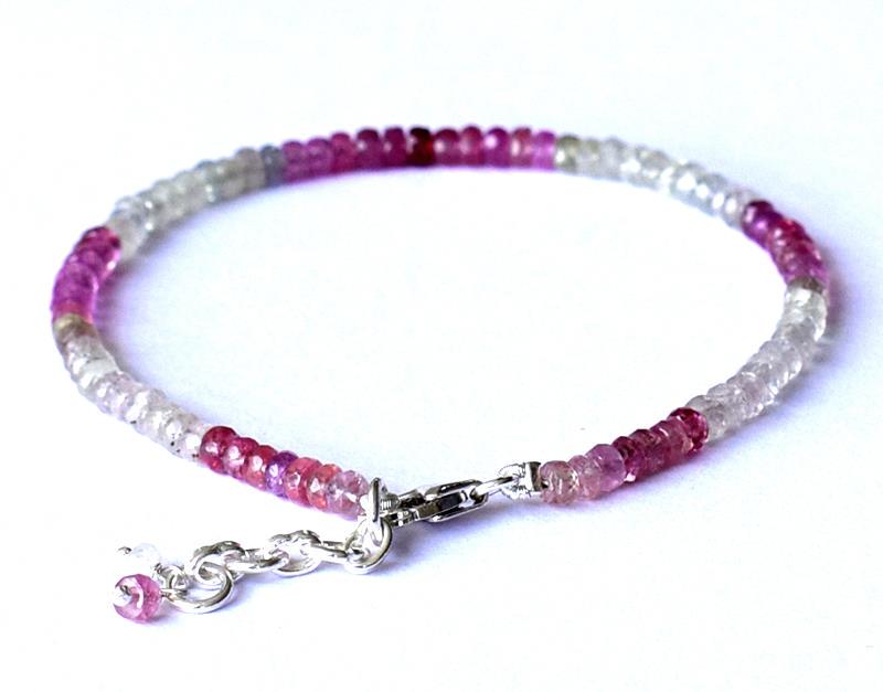 NATURAL SAPPHIRE BRACELET W/ 925 SILVER (1 of 3)