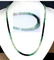 STERLING SILVER - SHADED EMERALD - NECKLACE