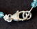 NATURAL AQUAMARINE BRACELET W/ 925 SILVER - 3