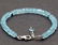 NATURAL AQUAMARINE BRACELET W/ 925 SILVER - 2