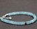 NATURAL AQUAMARINE BRACELET W/ 925 SILVER - 3