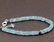 NATURAL AQUAMARINE BRACELET W/ 925 SILVER - 3