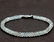 NATURAL AQUAMARINE BRACELET W/ 925 SILVER